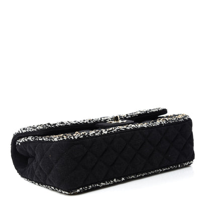 Chanel Denim Braided Medium Flap Bag Black 4 of 10