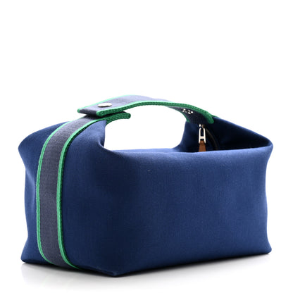 Hermes Canvas Large Bride-A-Brac Pouch Marine 3 of 8