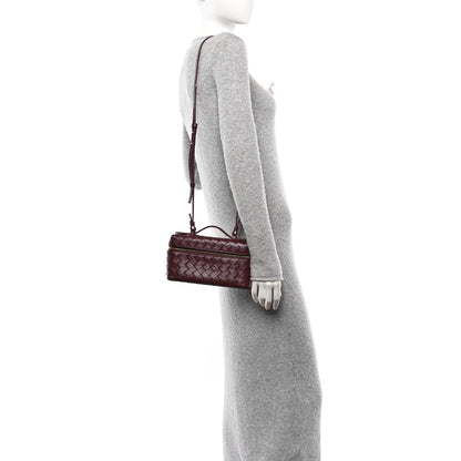 Bottega Veneta Calfskin Intrecciato Bang Bang Vanity Case Barolo 2 of 10