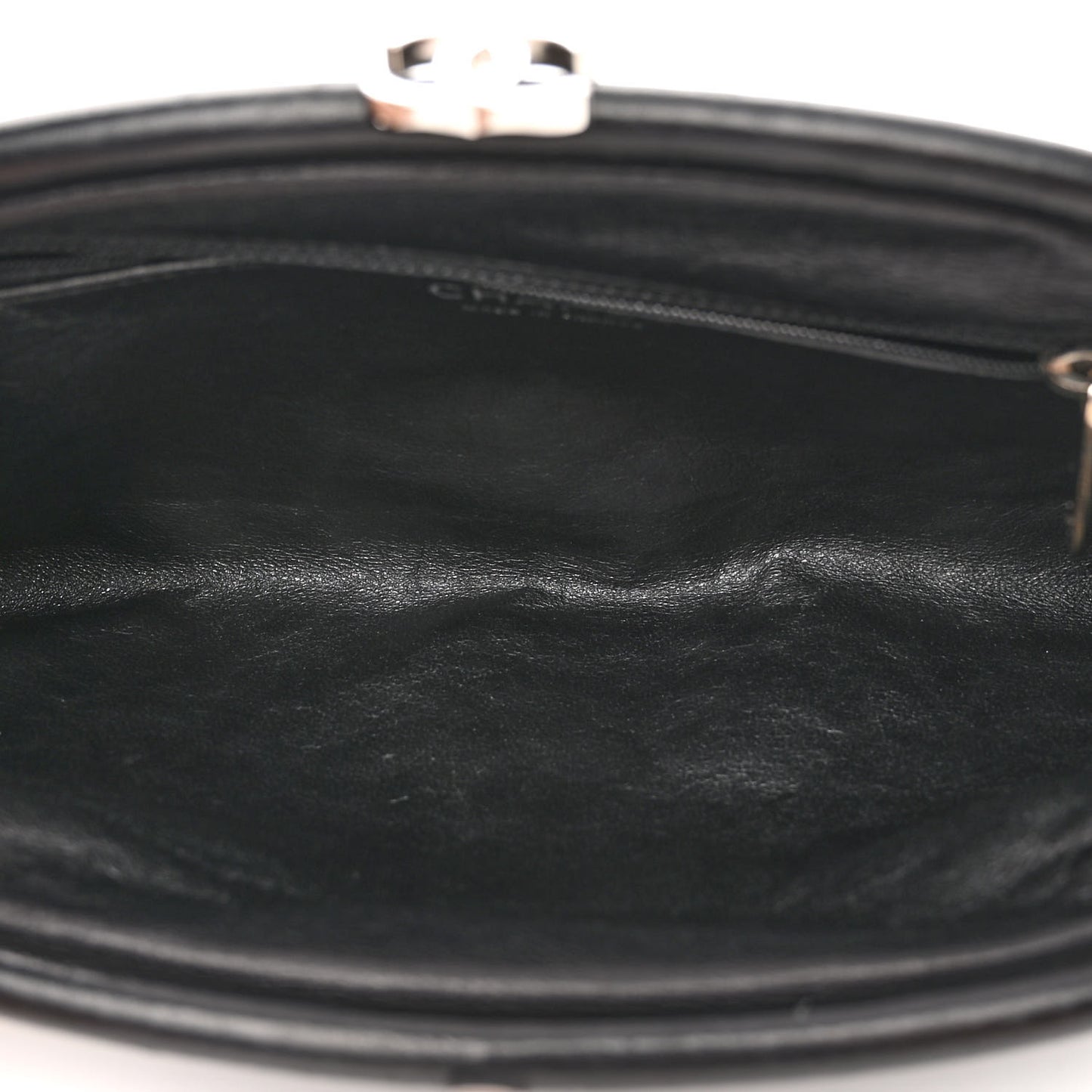 Satin Quilted Timeless Clutch Black