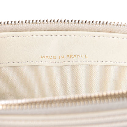 Chanel Caviar Quilted Small Boy Clutch With Chain White 8 of 11