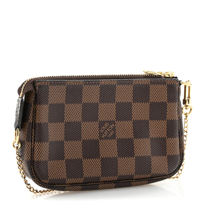 Louis Vuitton Damier Ebene Mini Pochette Accessories 3 of 8