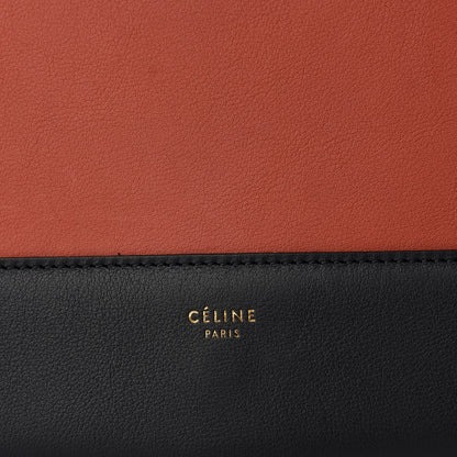 Celine Shiny Smooth Calfskin Medium Frame Shoulder Bag Dark Navy Claycourt 8 of 8
