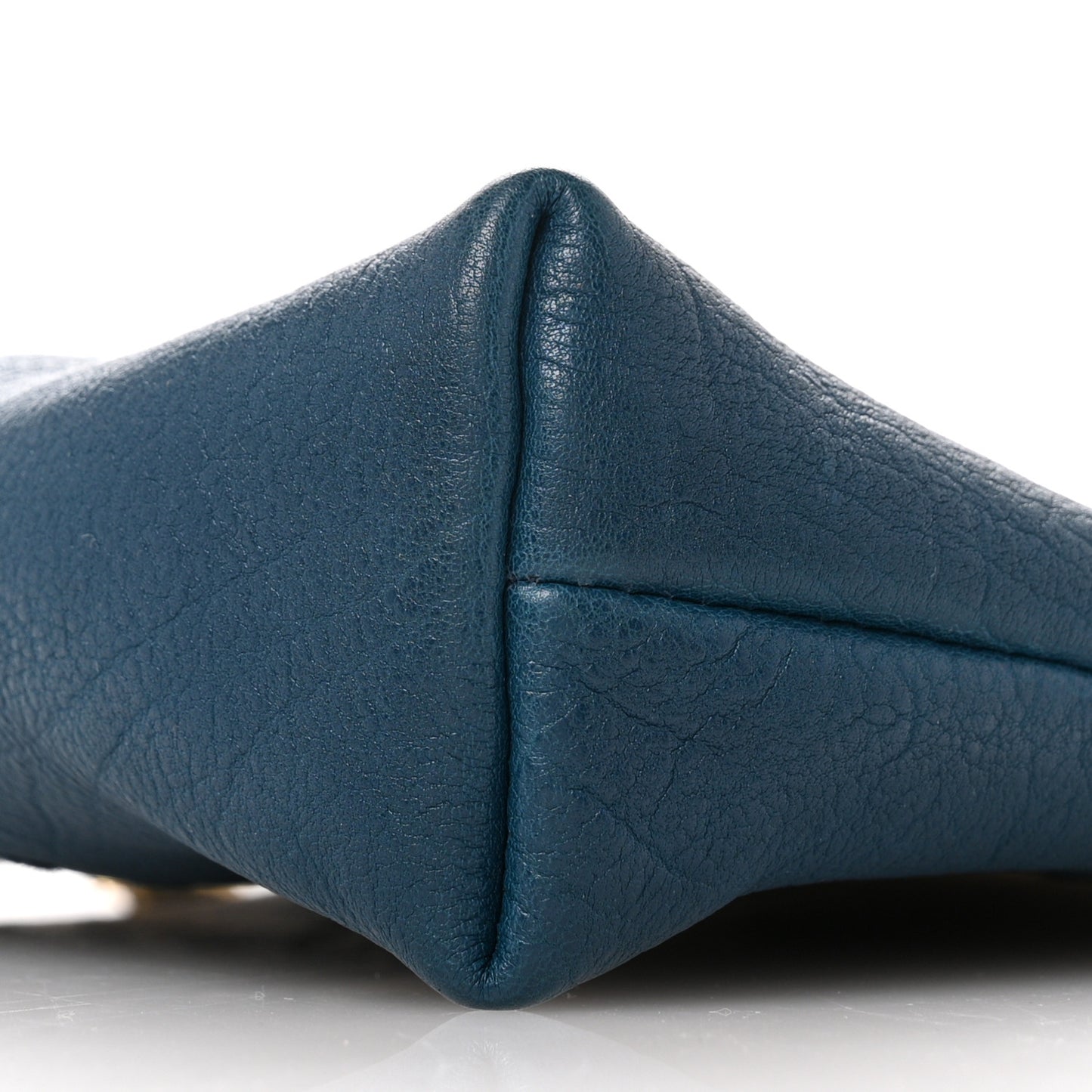 Calfskin Chain Muse Pouch Turquoise