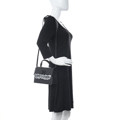 Off-White Calfskin Jitney 1.4 Shoulder Bag Black 2 of 13