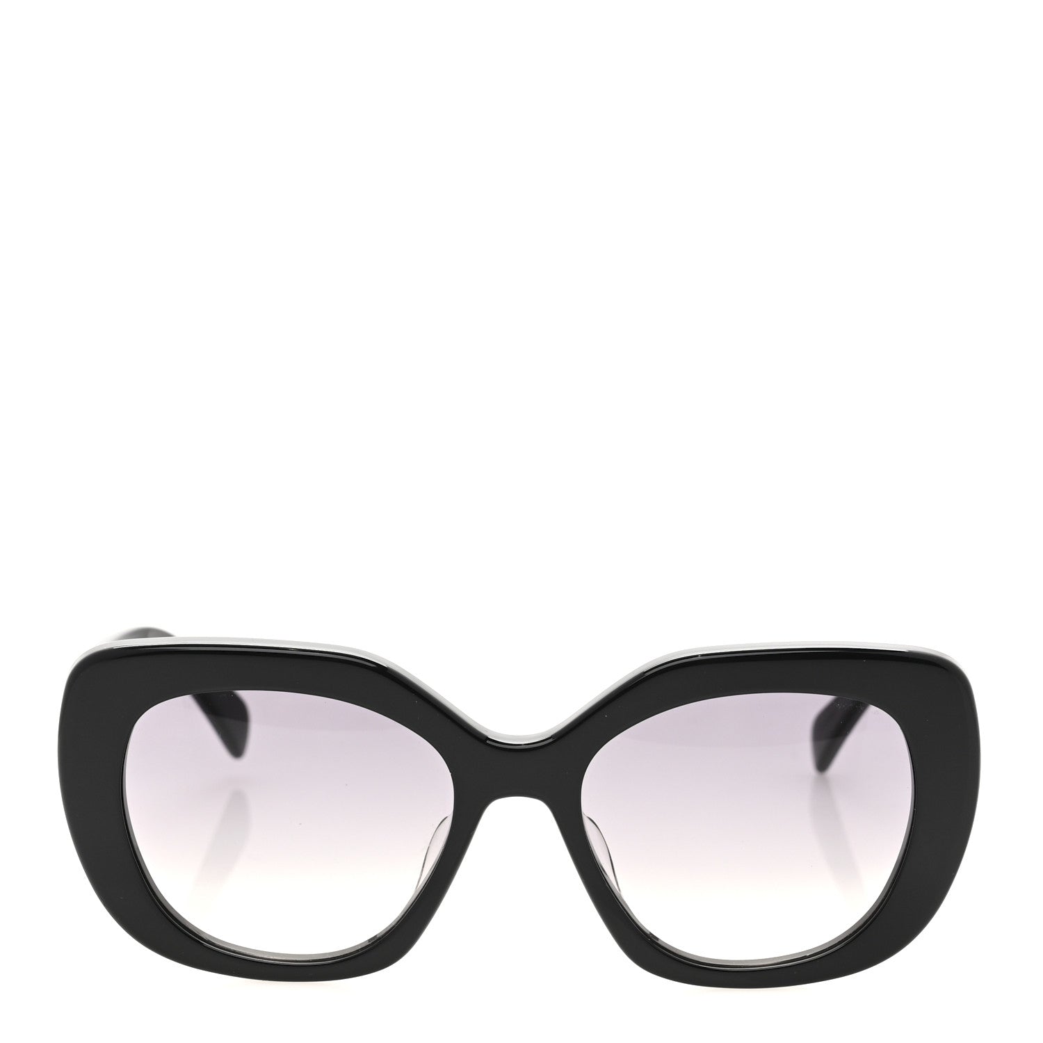 Celine Acetate Triomphe 01 Square Sunglasses CL 40226U Black 2 of 7