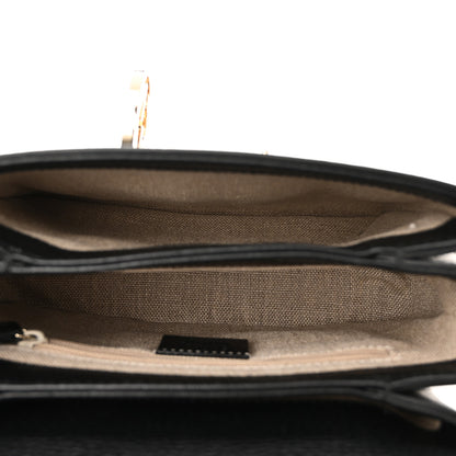 Gucci Dollar Calfskin Interlocking G Crossbody Bag Black 5 of 10