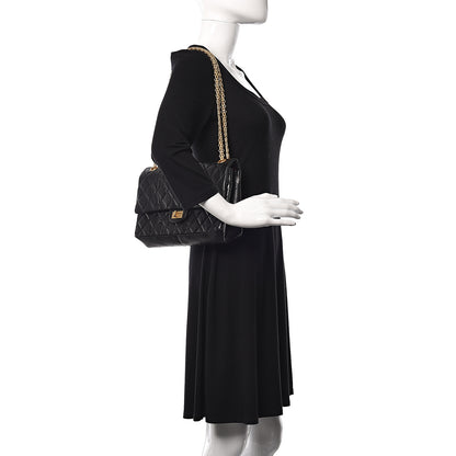 Chanel Aged Calfskin Quilted 2.55 Reissue 226 Flap Black 2 of 11