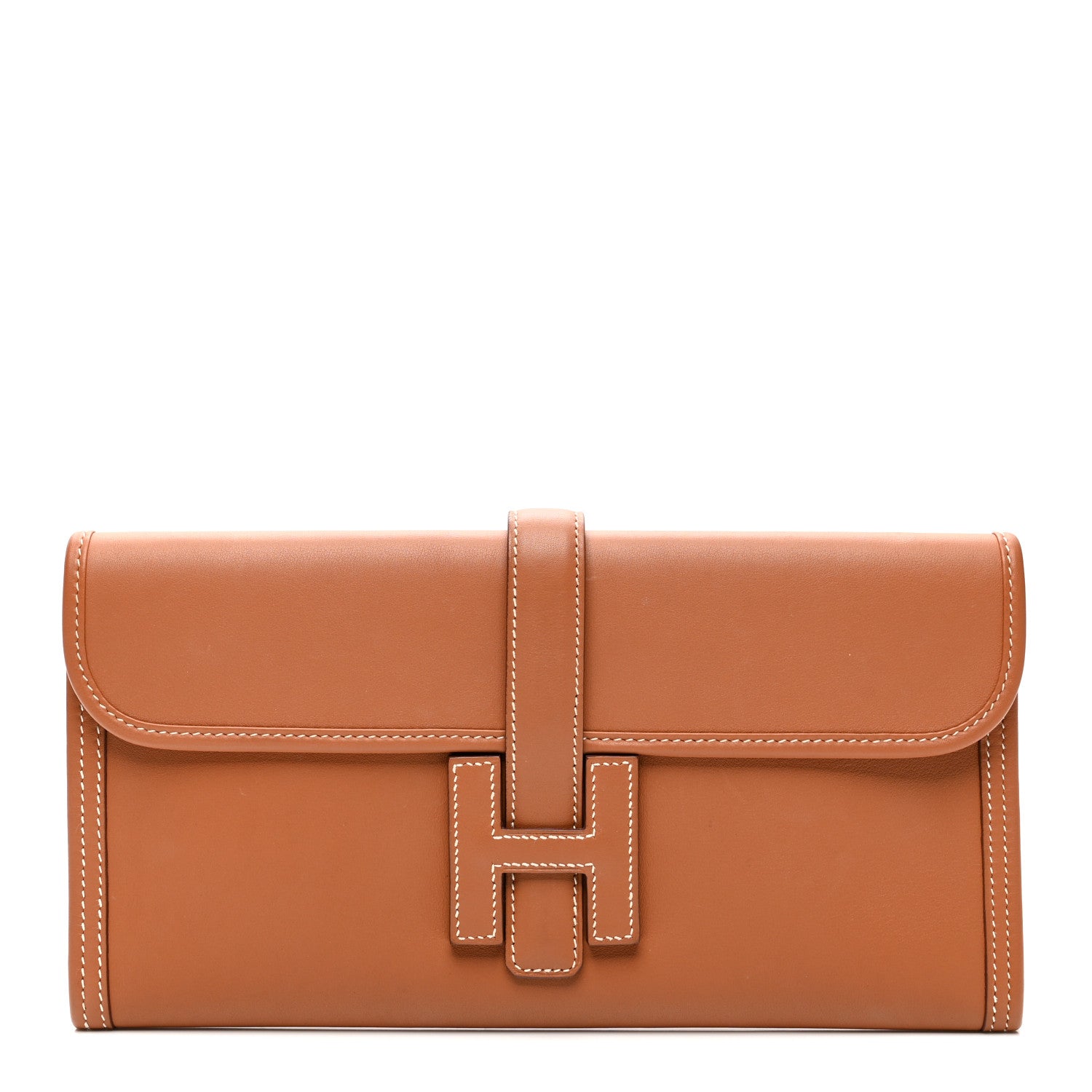 Hermes Swift Jige Elan 29 Clutch Gold 1 of 7