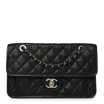 Chanel Caviar Quilted Medium French Riviera Flap Black 1 of 10