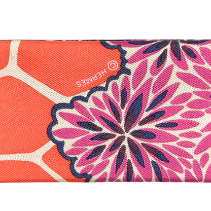 Hermes Silk The Three Graces Twilly Vermillion Fuchsia 3 of 4