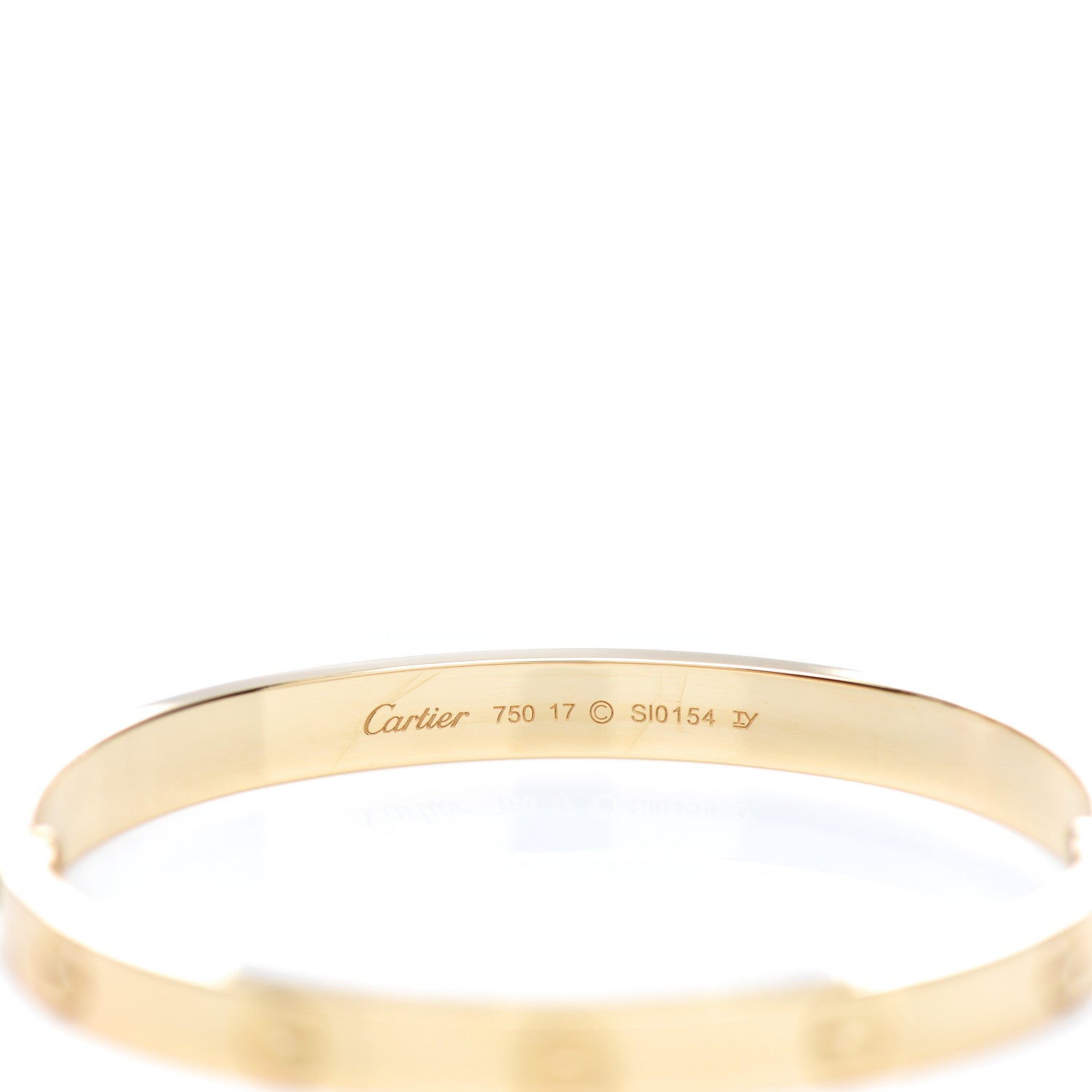 Cartier 18K Yellow Gold LOVE Bracelet 17 3 of 3