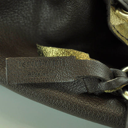 Saint Laurent Leather Reversible Double Sac Y Tote Gold Brown 17 of 17