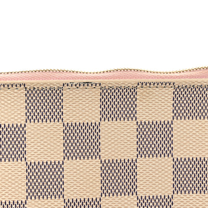 Louis Vuitton Damier Azur Neverfull MM GM Pochette Rose Ballerine 11 of 11