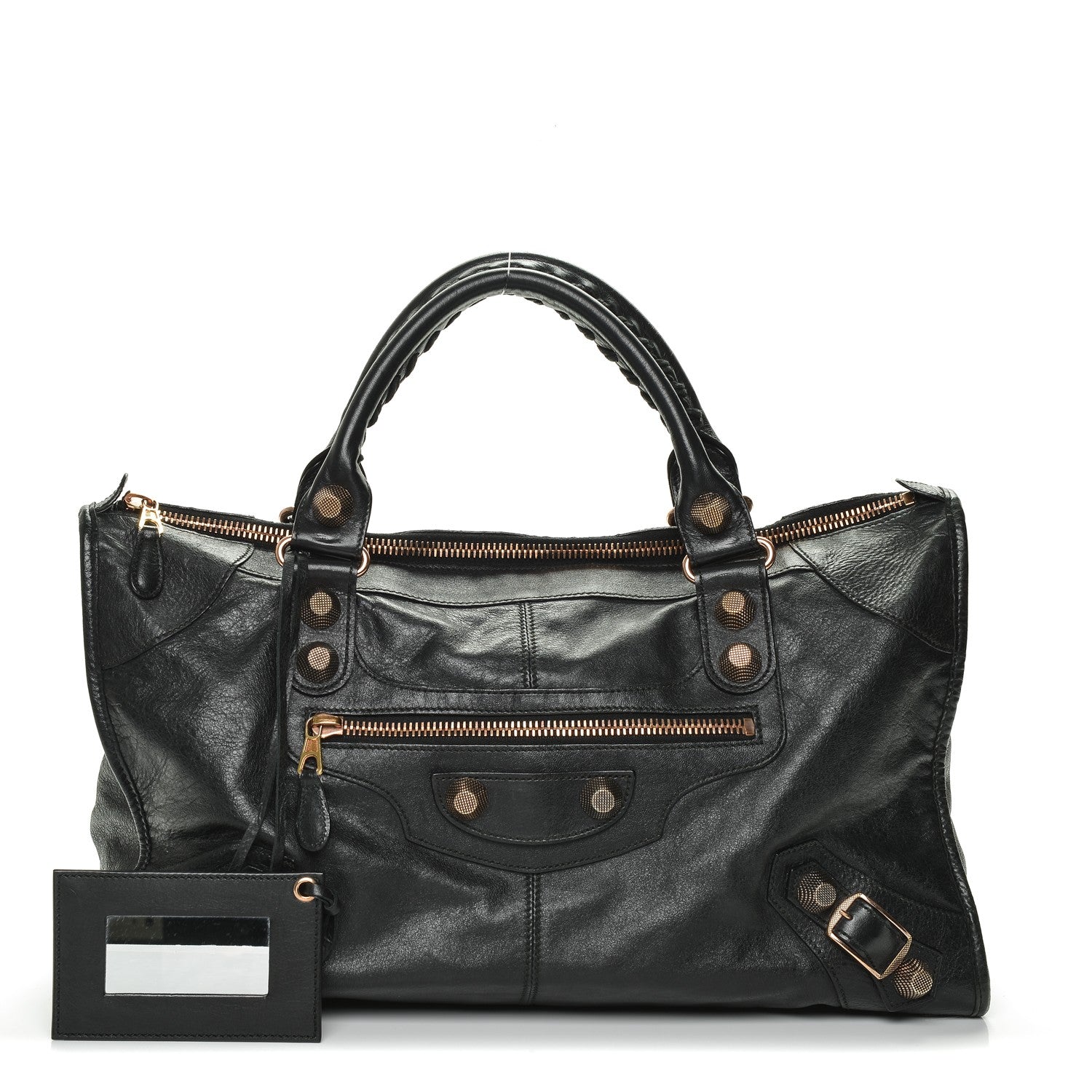 Balenciaga Agneau Giant 21 Rose Gold Hardware Work Black 1 of 6