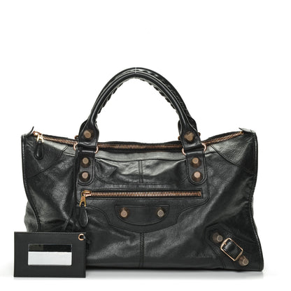 Balenciaga Agneau Giant 21 Rose Gold Hardware Work Black 1 of 6