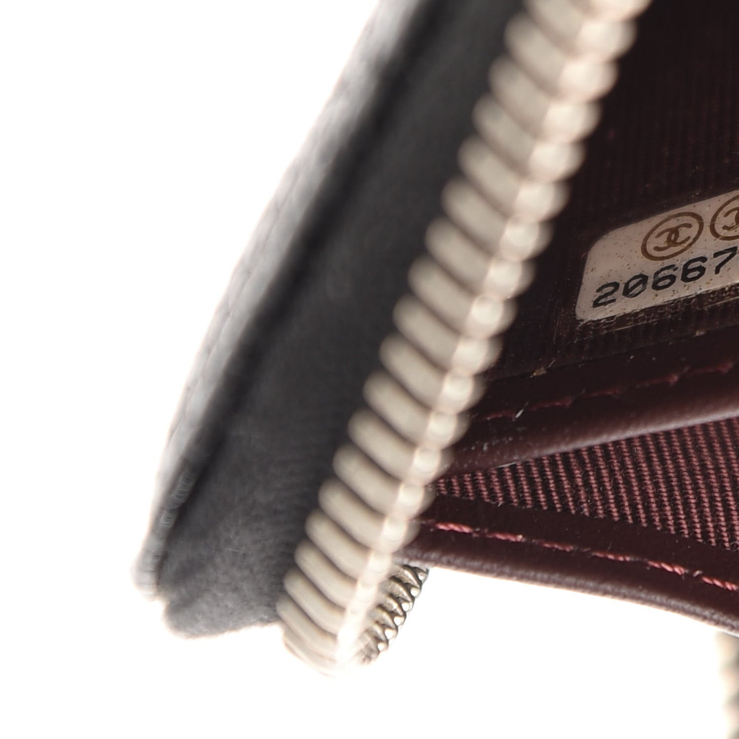 Caviar Quilted Large Gusset Zip Around Wallet Black