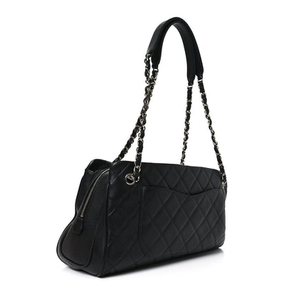 Chanel Caviar Quilted Bijoux Chain Shopping Tote Black 4 of 21