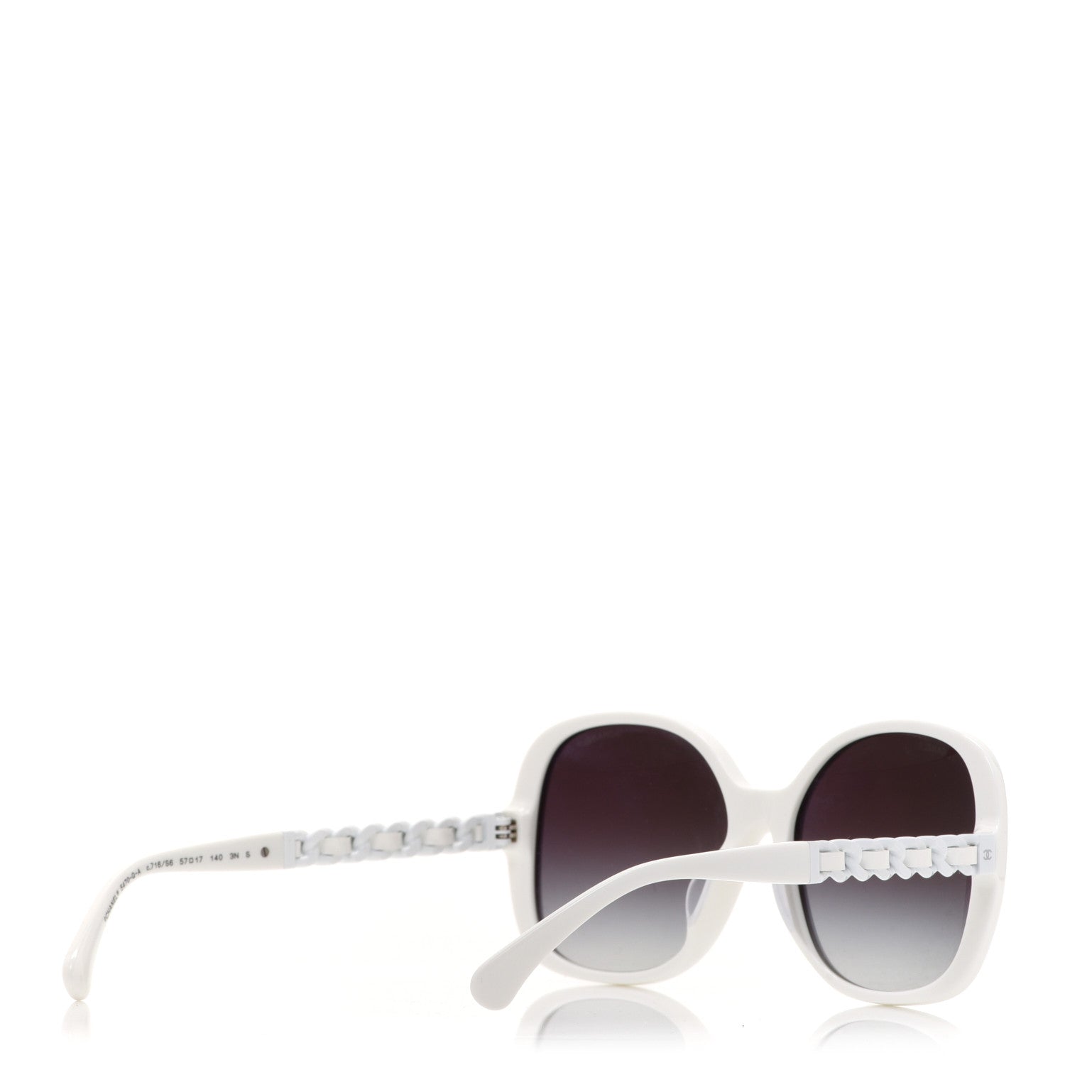 Chanel Acetate Chain Sunglasses 5470-Q-A White 4 of 7