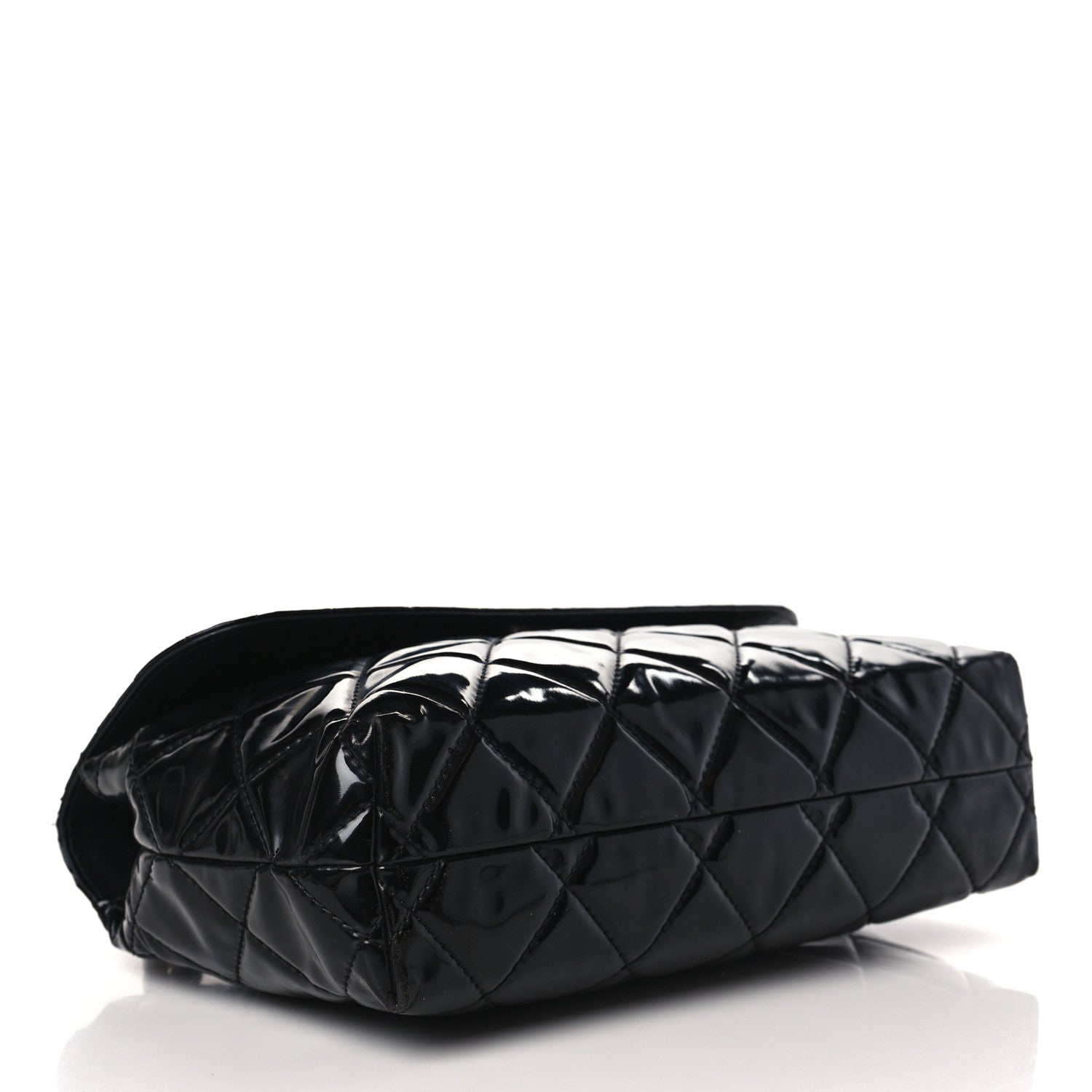 Chanel Vinyl Quilted In the Business Flap Bag Black 4 of 11