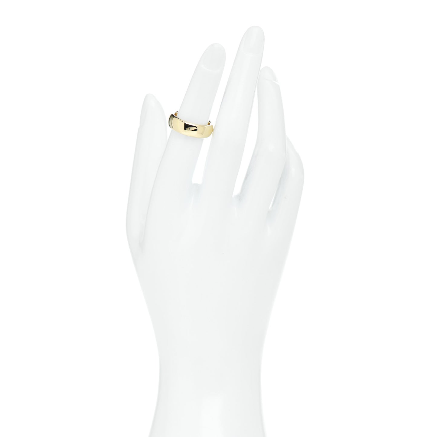 18K Yellow Gold 6mm Classic Wedding Band Ring 50 5.25