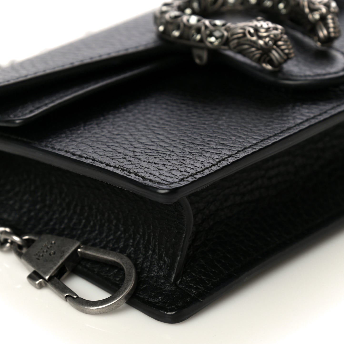 Calfskin Super Mini Dionysus Shoulder Bag Black