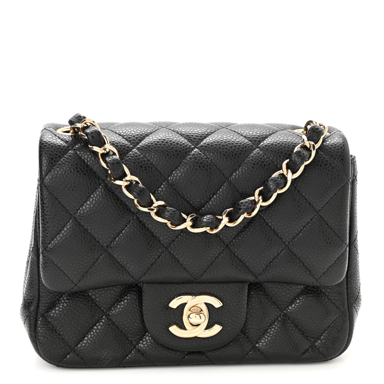 Chanel Caviar Quilted Mini Square Flap Black 1 of 10