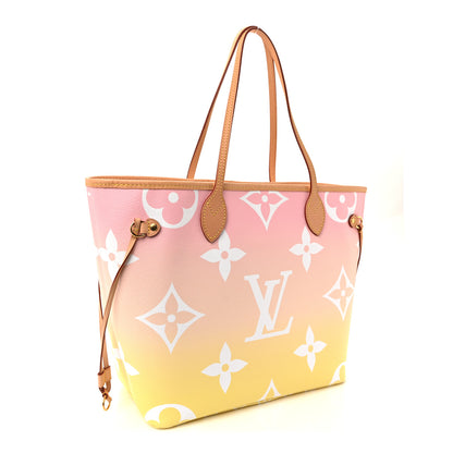 Louis Vuitton Monogram Giant By The Pool Neverfull MM Light Pink 3 of 10