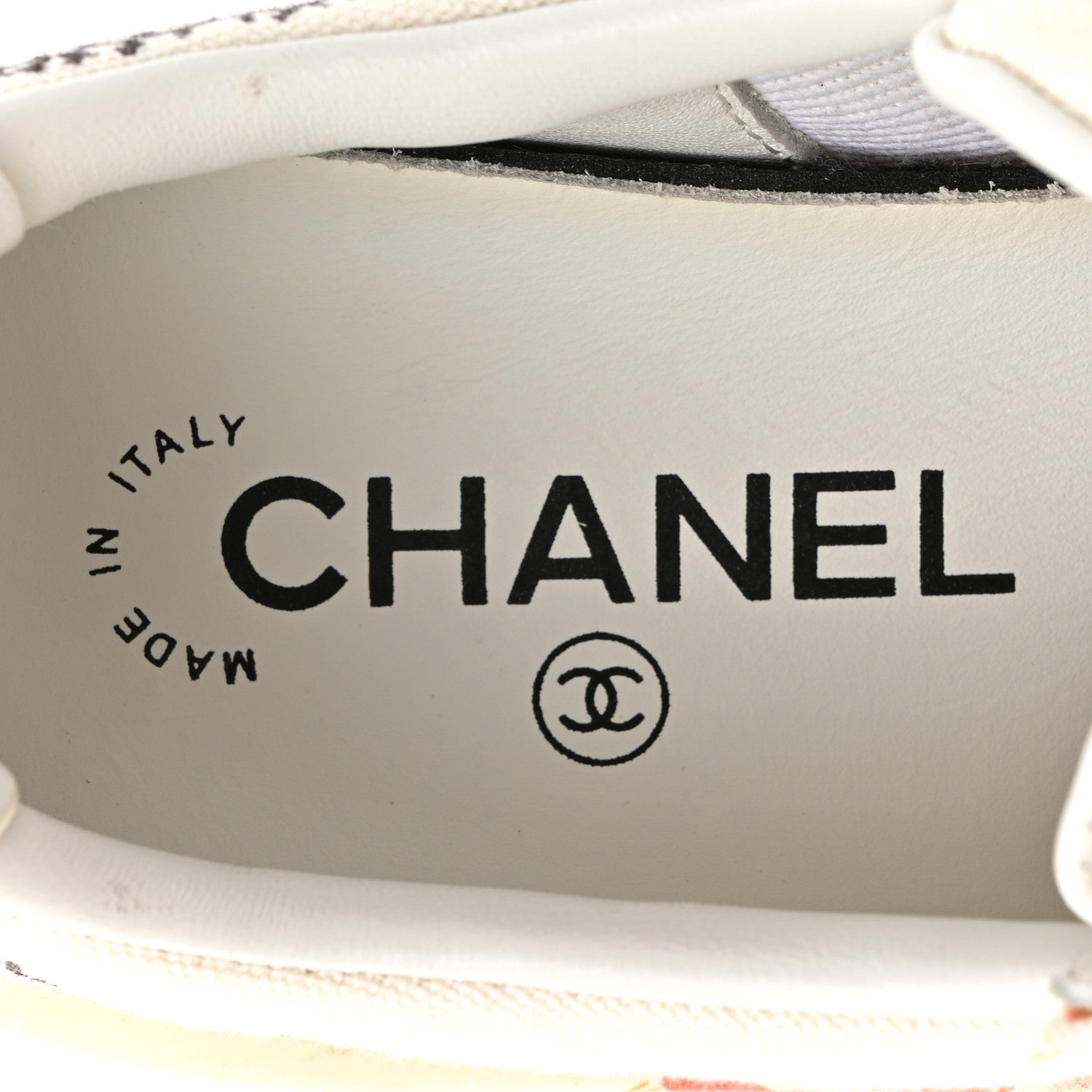 Chanel x Pharrell Williams Canvas Womens Sneakers 35 White Multicolor 9 of 10