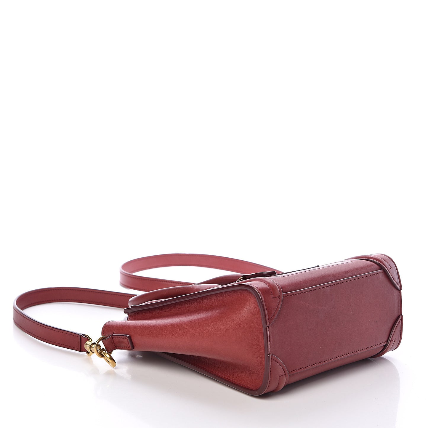 Smooth Calfskin Nano Luggage Red