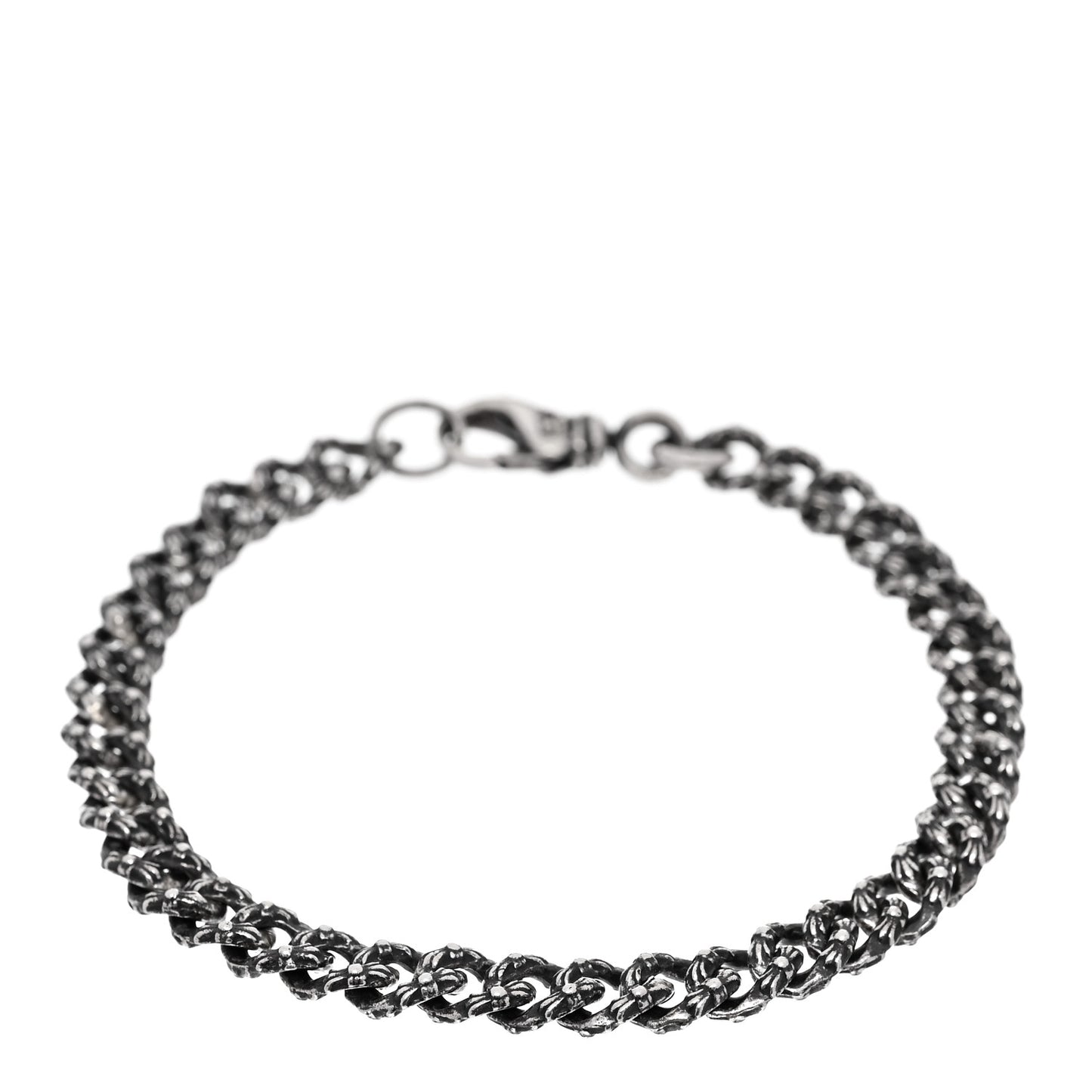 Sterling Silver Mini Extra Fancy Link Bracelet
