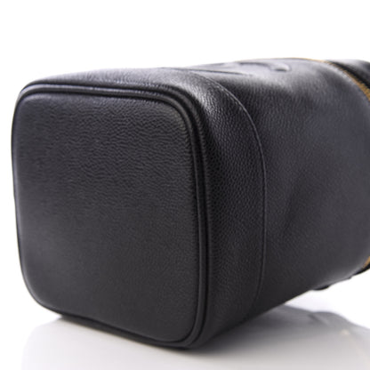 Chanel Caviar Cosmetic Vanity Bag Black 6 of 11