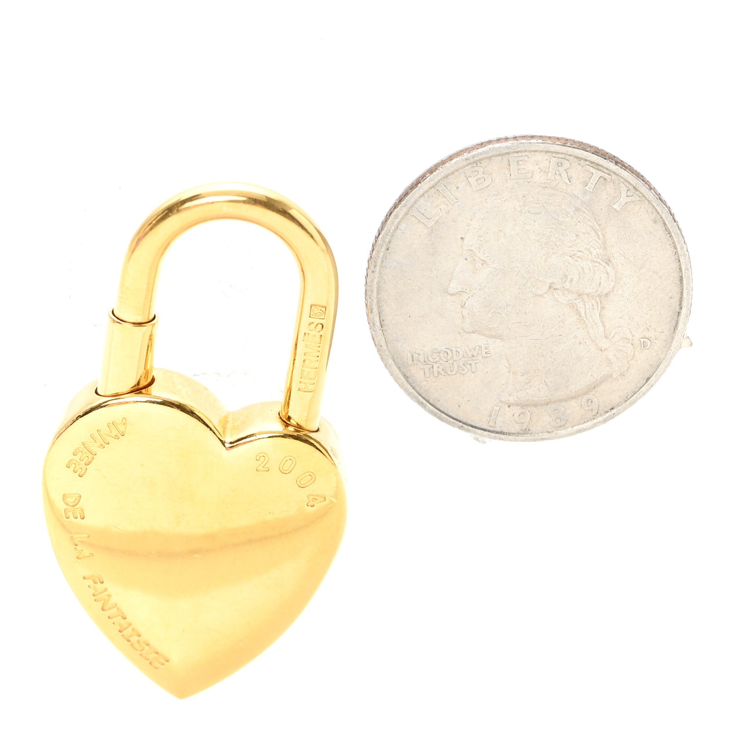 Annee De La Fantaisie Heart Cadena Lock Gold