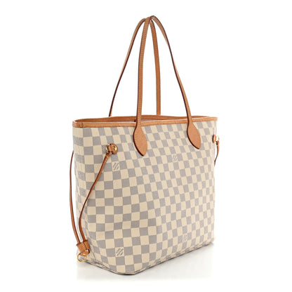Louis Vuitton Damier Azur Neo Neverfull MM Rose Ballerine 3 of 13