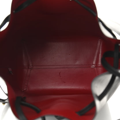 Mansur Gavriel Vegetable Tanned Calfskin Bucket Bag Black Flamma 5 of 16