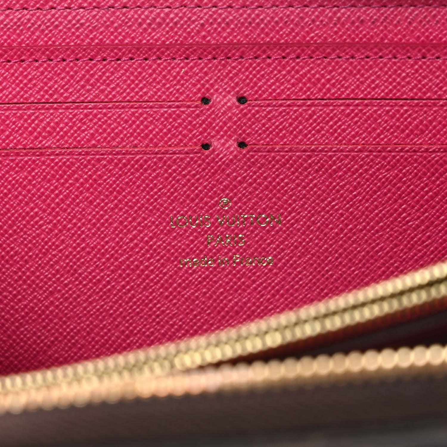 Louis Vuitton Monogram Clemence Wallet Fuchsia 6 of 10
