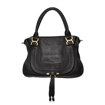 Chloe Calfskin Medium Marcie Satchel Black 1 of 9
