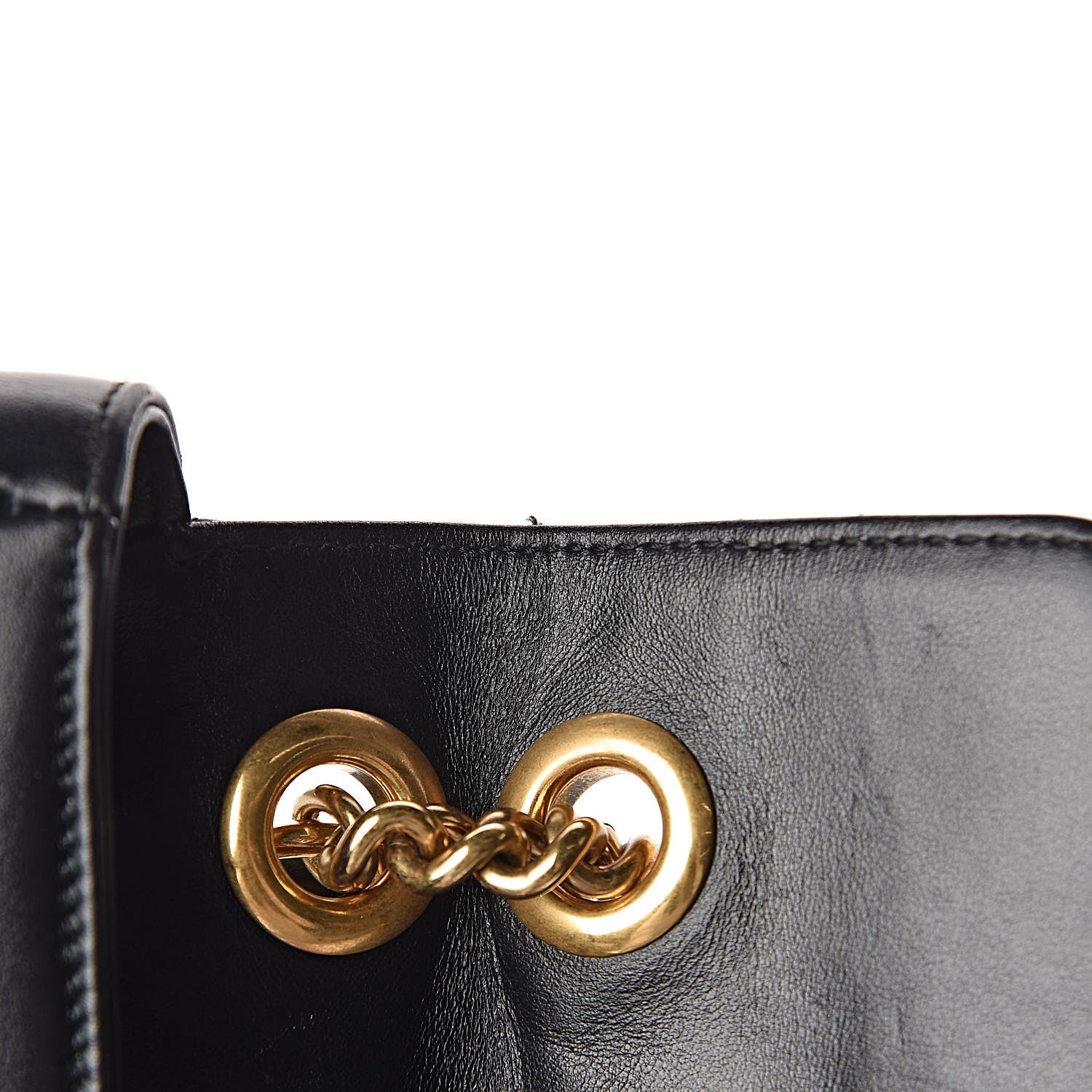 Gucci Calfskin Matelasse Mini GG Marmont Shoulder Bag Black 11 of 11