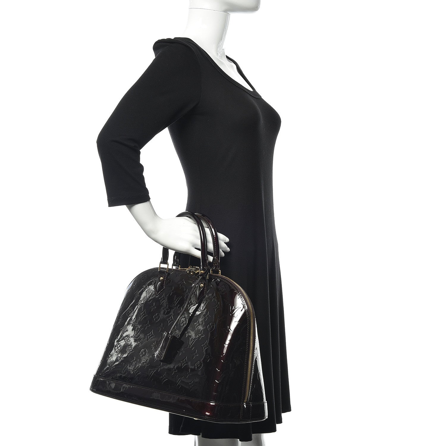 Louis Vuitton Vernis Alma GM Amarante 2 of 19