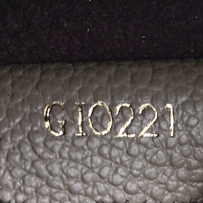 Louis Vuitton Empreinte Monogram Giant Neverfull MM Pochette Tourterelle 7 of 7