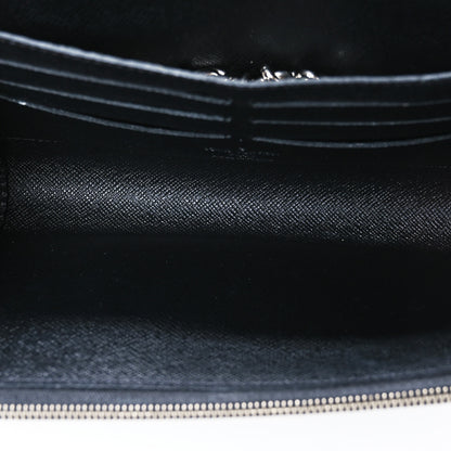 Louis Vuitton Epi Twist Chain Wallet Black 7 of 9