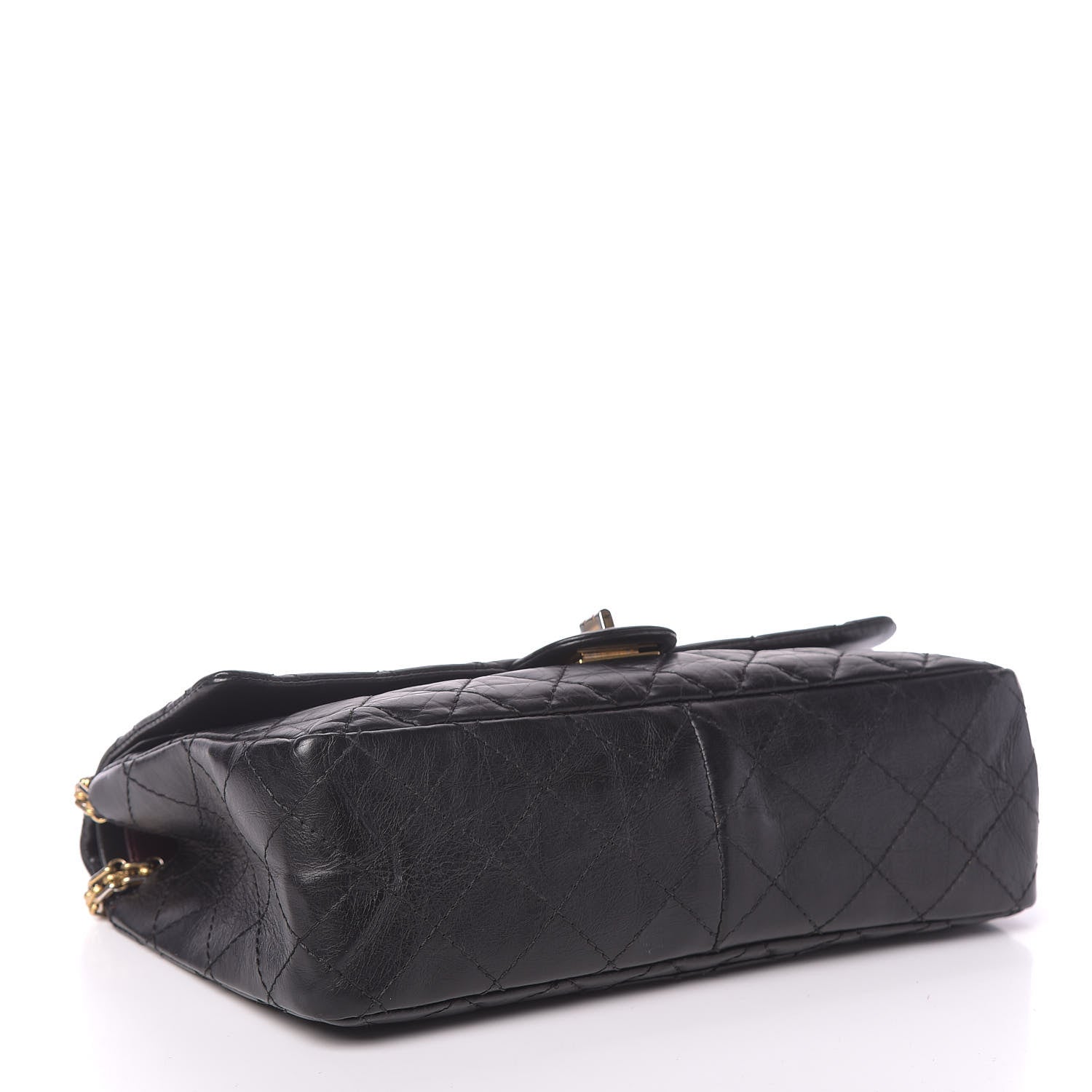Chanel Aged Calfskin Quilted 2.55 Reissue 226 Flap Black 5 of 11