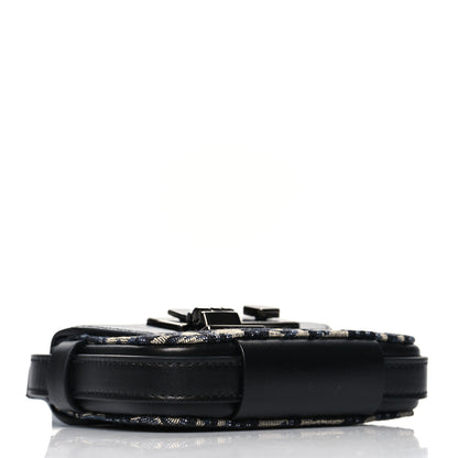 Christian Dior Oblique Smooth Calfskin Nano Pouch Beige Black 3 of 8