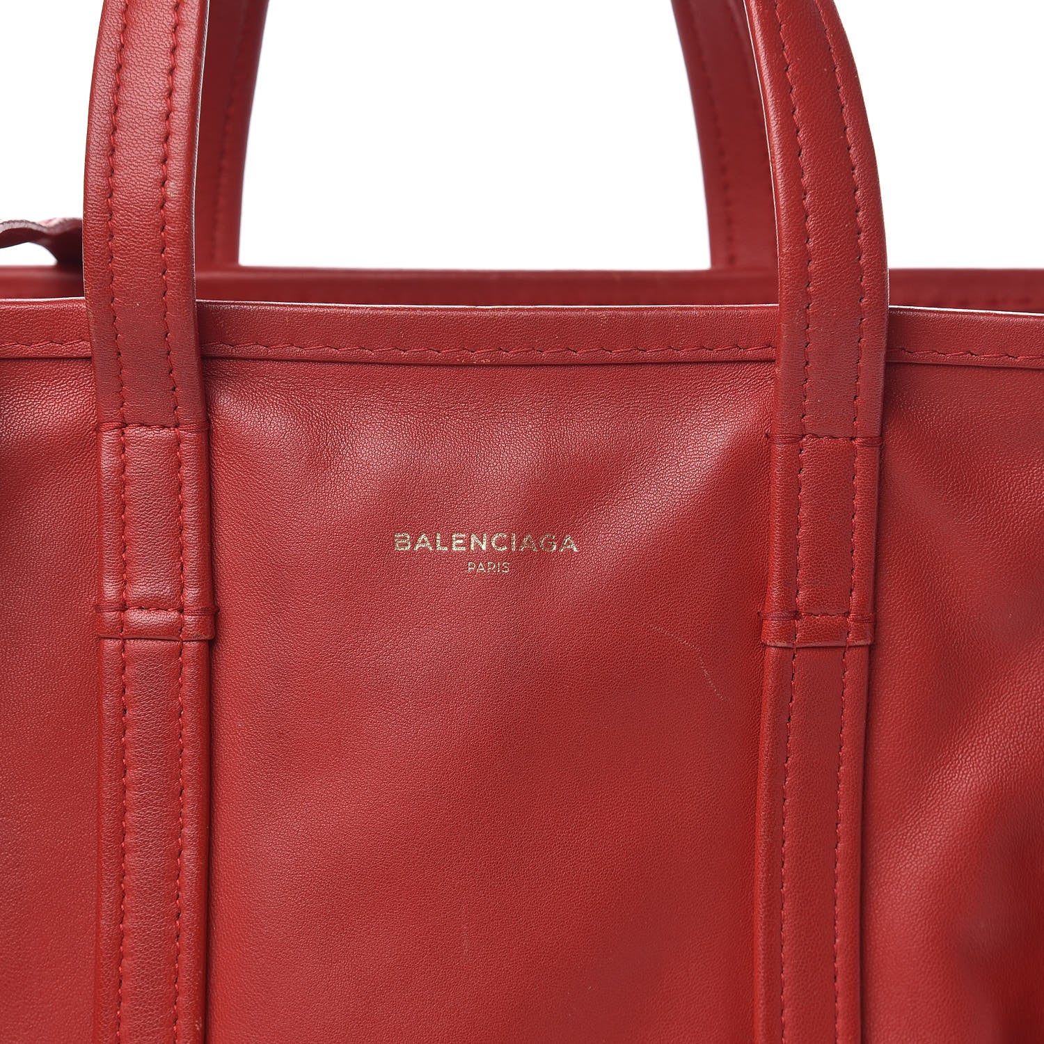 Balenciaga Agneau Small Bazar Shopper Tote Rouge Groseille 16 of 16
