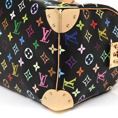 Louis Vuitton Monogram Multicolor Speedy 30 Black 9 of 21