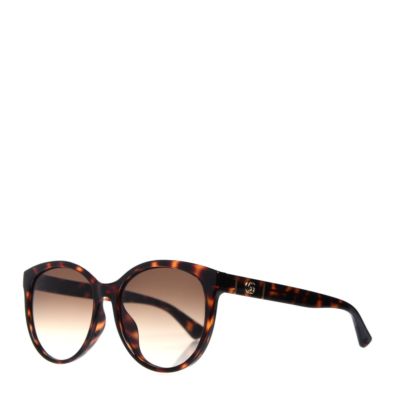 Gucci Round Frame GG0636SK Sunglasses Havana Brown 1 of 8