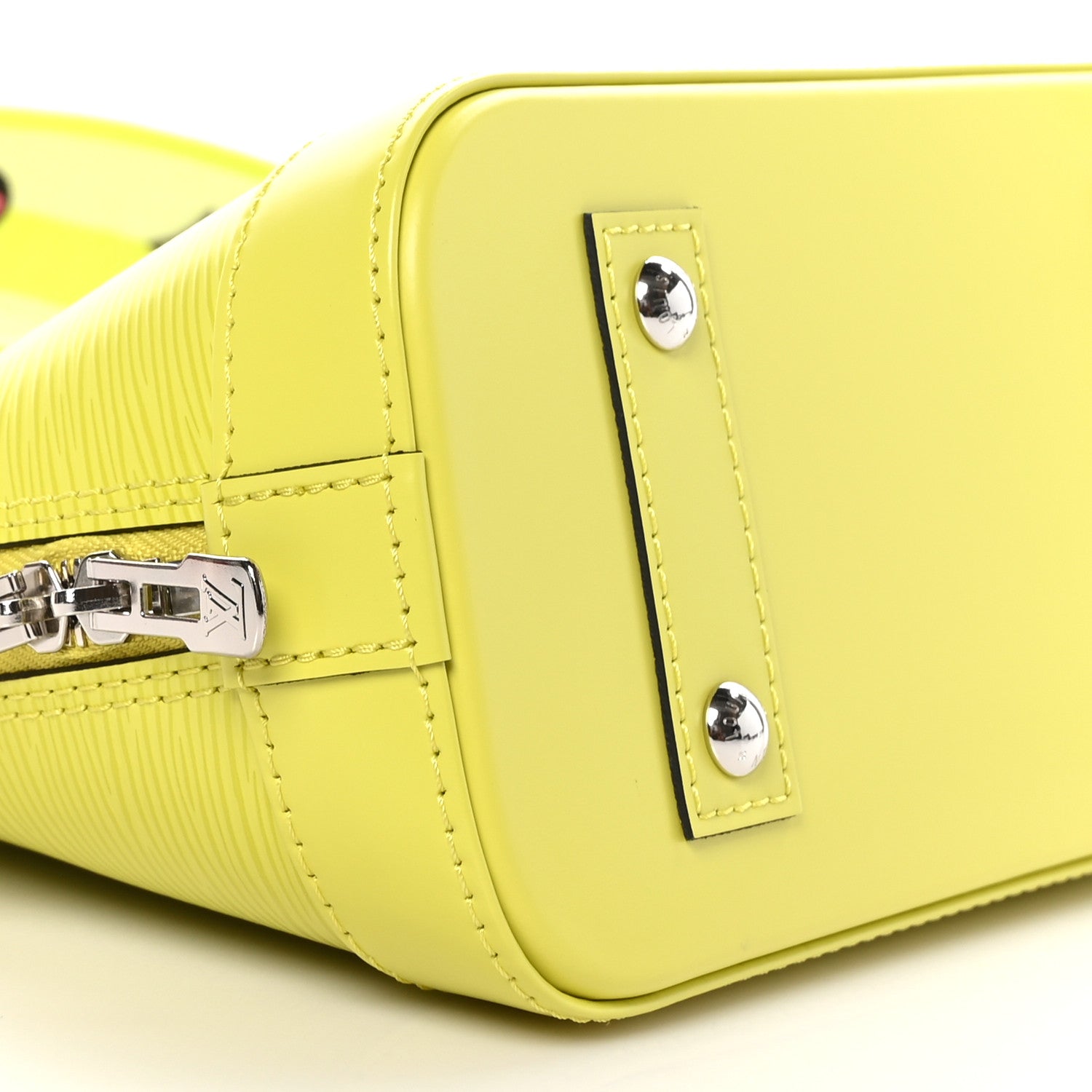 Louis Vuitton Epi Jacquard Alma BB Yellow Citron 7 of 8