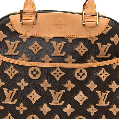 Louis Vuitton Monogram Tuffetage Deauville Cube Caramel 9 of 12