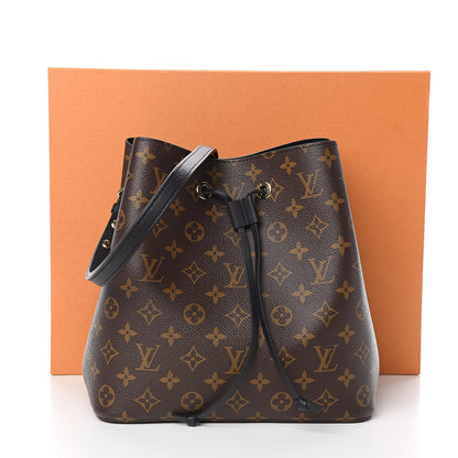 Louis Vuitton Monogram Neonoe MM Black 10 of 10