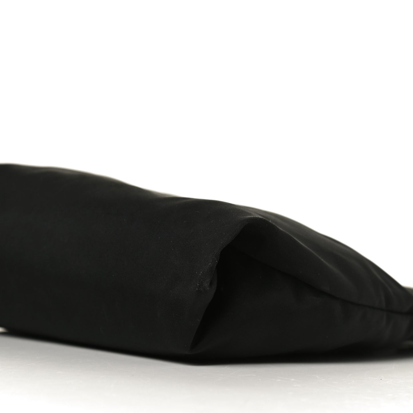 Tessuto Nylon Saffiano Flat Messenger Bag Black
